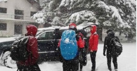 Šest migranata ostalo zameteno na Plješevici