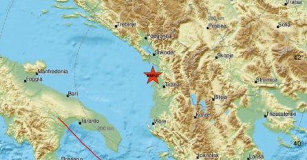 BALKAN SE TRESE, udario novi zemljotres jačine 3,8 stepeni po Richteru: Epicentar potresa bio 40 kilometara od Tirane!