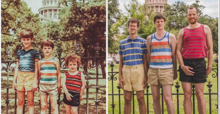 30 GODINA POSLIJE DOŠLI SU NA ISTO MJESTO I USLIKALI SE: Ali nešto na slici nije uredu, VIDITE LI ŠTA?