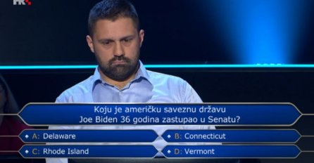 Takmičar zapeo - da li biste vi znali odgovor na ovo pitanje u Joeu Bidenu
