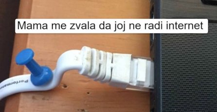 MAMA ME ZVALA JER JOJ NE RADI INTERNET, KADA SAM STIGLA OSTALA SAM U NEVJERICI: Evo šta je uradila, ČEKAJTE DA VIDITE BROJ 5.