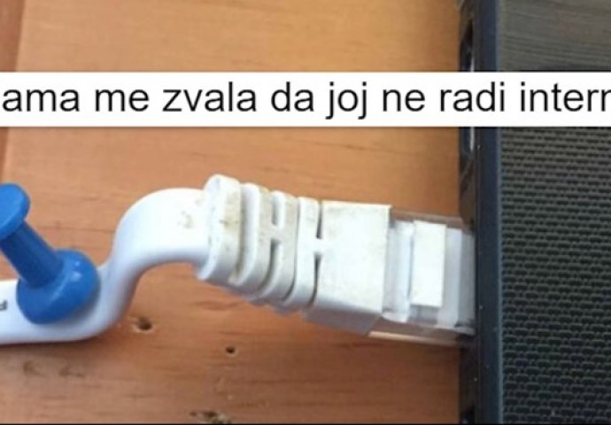 MAMA ME ZVALA JER JOJ NE RADI INTERNET, KADA SAM STIGLA OSTALA SAM U NEVJERICI: Evo šta je uradila, ČEKAJTE DA VIDITE BROJ 5.