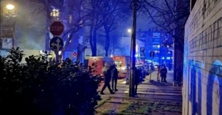 POŽAR ZAHVATIO NEKOLIKO STANOVA, OBJAVLJENE PRVE SLIKE: Više povrijeđenih na Zvezdari