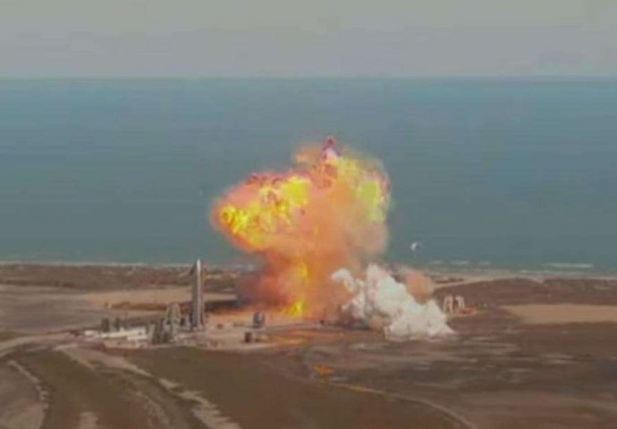 Prototip rakete SpaceX Mars eksplodira pri sletanju, opet!