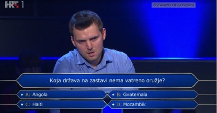 Dario u Milijunašu odustao na pitanju o izgledu zastava: ZNATE LI VI ODGOVOR?