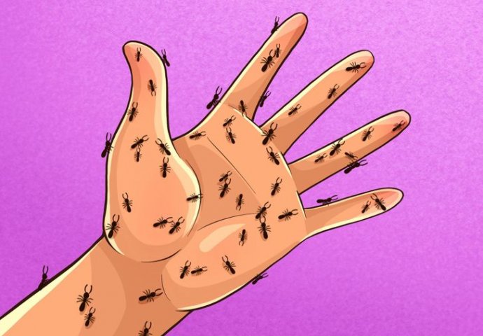 AKO IMATE OSJEĆAJ DA VAM MRAVI HODAJU PO RUKAMA - obratite pažnju: TO MOŽE BITI JAKO OPASNO