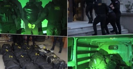 AKCIJA NA AUTOPUTU: Snimljeno hapšenje i zapljena 270 kilograma marihuane u Srbiji