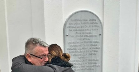 Najtužnija slika danas: Muriz Memić i kćerka Arijana u bolnom zagrljaju, POGLEDAJTE ŠTA JE IZA NJIH (FOTO)