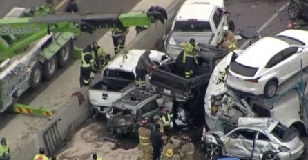 STRAVIČNA NESREĆA, poginulo najmanje 5 osoba: Lančani sudar 70 vozila u Teksasu