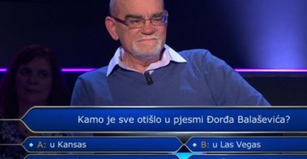 TAKMIČAR JE VEČERAS ZAPEO NA OVOM PITANJU: Da li vi znate odgovor?
