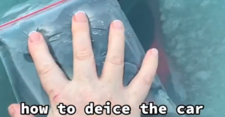 NIKAD LAKŠI TRIK KOJI ĆE VAM ODLEDITI AUTOMOBIL ZA SEKUND: Potrebna vam je jedna stvar koju imate u kuhinji! (VIDEO)