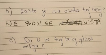DJEČAK U ŠKOLI DOBIO PITANJE "KO JE TVOJ HEROJ?": Kad je učiteljica vidjela zadnji odgovor, ODMAH USLIKALA I OBJAVILA! TATA SE CRVENI