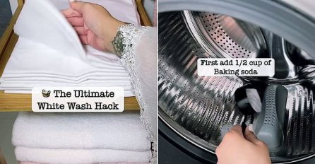 GENIJALAN TRIK OLAKŠAT ĆE VAM ŽIVOT: Djevojka oduševila trikom za pranje bijelog veša