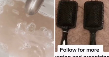 KLADIMO SE DA ĆETE SE NAKON OVOGA ODMAH BACITI NA ČIŠĆENJE ČETKE ZA KOSU: TikTokerica ih oprala prvi put