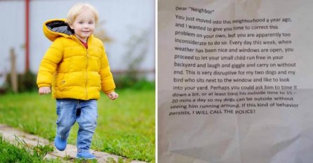 ŽENA PORUKOM ŠOKIRALA JAVNOST: Dragi susjed, igra vašeg djeteta vani smeta mojim psima, ograničite to na samo 15 minuta