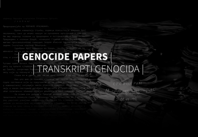 “Transkripti genocida” Memorijalnog centra: Govori Karadžića, Krajišnika, Dodika