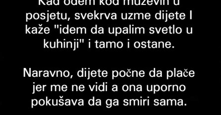 "Imam bebu od 4 mjeseca..."