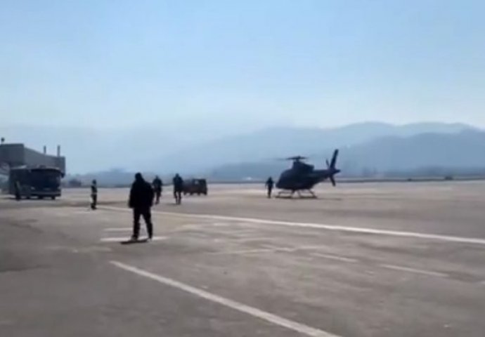 Dodik helikopterom sletio na aerodrom u Sarajevu, čeka se dolazak Vučića