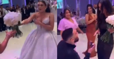 VIDEO SA SVADBE JEDNE RAZBJESNIO, DRUGE RAZNJEŽIO: Niko nije očekivao da mlada ovo uradi dok mladoženja snima!