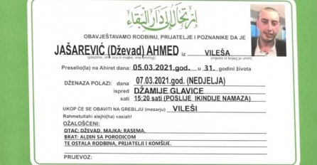 Sutra dženaza mladiću koji je poginuo u teškoj nesreći u Bugojnu