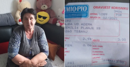 Oglasila se nana koja prima penzije 3 KM: Da mi nije sina, prosila bih