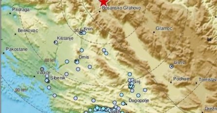 ZEMLJOTRES POGODIO BiH, jačina se osjetila i u Dalmaciji: Prilično jak udarac, tresli su se zidovi i ormari