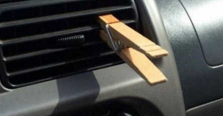 SVAKI PUT STAVLJA ŠTIPALJKU ZA VEŠ U AUTOMOBIL: Kad vidite zbog čega, ODMAH ĆETE URADITI ISTO