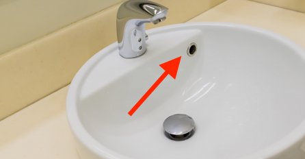 KLADIMO SE DA NISTE IMALI POJMA: Evo čemu služi mala rupa na lavabou, NIKO JE PRAVILNO NE KORISTI?!