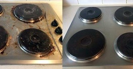 NAJBOLJI TRIK ZA BLISTAV ŠPORET BEZ RIBANJA! Skida sve fleke i masnoću u sekundi, tajna je u 2 stvari koje već imate!