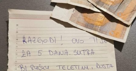 MUŽ MI JE OSTAVIO 30 MARAKA NA STOLU I OVU PORUKU: Kad sam pročitala šta trebam uraditi s parama, POČELA SAM SE TRESTI