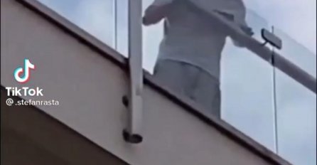 ŽENA DOŠLA ISPRED ZGRADE I PITALA RASTU ŽULJA LI GA NANOGICA: Njegov odgovor je HIT, PODIGAO NOGU U ZRAK I URADIO OVO