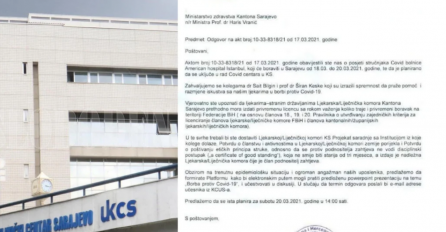 Turski ljekari nisu pušteni u KCUS, prof. dr. Izetbegović im tražila uvjerenje o nekažnjavanju