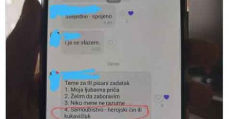 "DIJETE JE UPRAVO DOBILO OVAJ ZADATAK OD PROFESORA NA VIBER GRUPI, JA SAM U ŠOKU": Otac iz Srbije uslikao zadatak koji je njegovo dijete dobilo  - PA DA LI JE OVO TEMA ZA PISMENI?