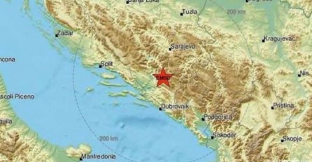 Zemljotres pogodio Bosnu i Hercegovinu