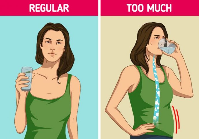 VJEROVALI ILI NE, TO MOŽE BITI OPASNO PO ZDRAVLJE Pet znakova da pijete previše vode
