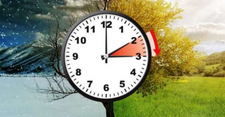 VEČERAS POMJERAMO KAZALJKE NA SATU 