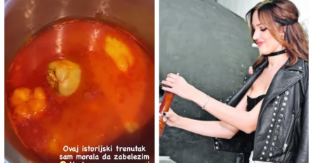 "Istorijski trenutak!" ALEKSANDRA PRIJOVIĆ POKAZALA kako sprema PIRE I PUNJENE PAPRIKE, sve je snimila! 