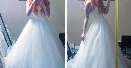 U "SECOND HAND RADNJI" PRONAŠLA SAM OVU VJENČANICU U MOJOJ VELIČINI ZA 65 KM: Ali čekajte dok vidite sliku broj 3