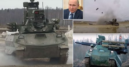 Vladimir Putin pokazao svoje zastrašujuće ROBOTSKE TENKOVE