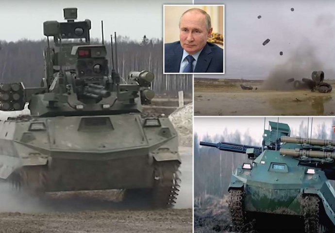 Vladimir Putin pokazao svoje zastrašujuće ROBOTSKE TENKOVE