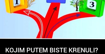 KOJIM PUTEM BISTE KRENULI? SAMO 1 MOŽETE ODABRATI: Sada pogledajte šta vas čeka u budućnosti! MNOGIMA JE POGODILO