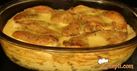 PRIJEDLOG ZA IFTAR: PILEĆE ŠNICLE NA KROMPIRU (RECEPT)
