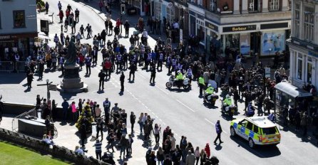 PRVE SLIKE SA SAHRANE PRINCA FILIPA: Na sprovod stigli princ William i Kate (FOTO)