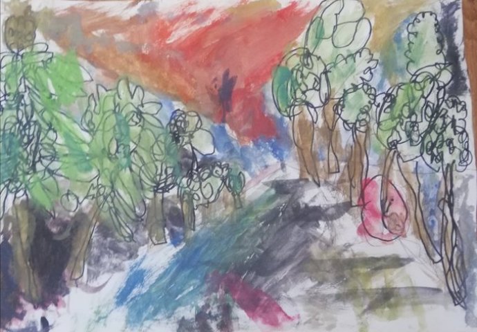 "Moja kćerka (6) nacrtala je ovaj crtež koji prikazuje stazu i drvored": A evo šta joj je nastavnik rekao kad je vidio sliku, OGORČENA MAMA SE OGLASILA NA TWITTERU