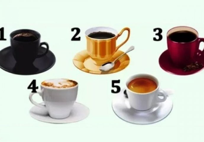 NE RAZMIŠLJAJTE PUNO! Odaberite 1 šolju kafe koju biste sada popili: Sada pogledajte šta to otkriva o vama, SVIMA JE POGODILO