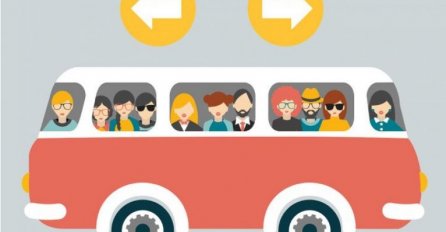 SKORO NIKO NE ZNA TAČAN ODGOVOR, ZNATE LI VI? U kojem smjeru se kreće autobus? SVI SU ZBUNJENI