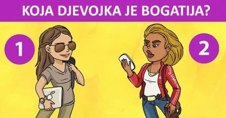 KOJA DJEVOJKA JE BOGATA A KOJA SIROMAŠNA? 1 DETALJ SA SLIKE ODAJE TAJNU, vidite li vi? SVI GRIJEŠE