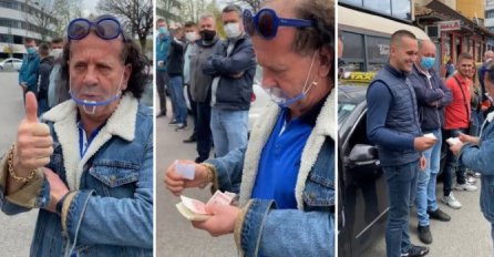 Sejo Brajlović dijelio taksistima po 50 KM da besplatno razvoze raju po Sarajevu