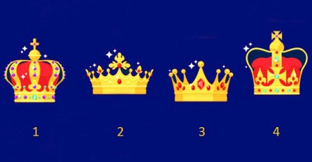 ODABERITE KRUNU KOJA VAM SE NAJVIŠE DOPADA: Sada pogledajte rezultat, otkriva nešto JAKO BITNO O VAMA! 