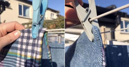 ŽENA OTKRILA, OSTAT ĆETE ŠOKIRANI: 'Sve vrijeme pogrešno koristite kvačice za rublje, ovo je ispravan način'